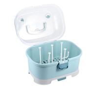 TOGEVAL Caja para Biberones y Contenedor Escurridor de Biberones para Bebés, Ligera Amplio Espacio de Almacenamiento, Material PP, Adecuado para Viajes y Actividades al Aire Libre