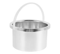 TOGEVAL Calentador de Cera Profesional de Aluminio 105 Mm Interior Recipiente Calentador de Cera Pequeño para Depilación Seguro y Uso para Terapia