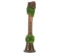 TOGEVAL Campana de Mano de Latón Macizo Varita de Amatista Campana Sonora para Altar y Escritorio Tono Claro y Vibrante para Ceremonias Espirituales y Decoración Interior
