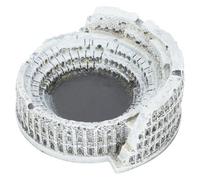 TOGEVAL Cenicero Decorativo de Cemento Estilo Nórdico Tamaño Compacto Pequeño para Escritorio Diseño Retro Inspirado Coliseo Romano Adecuado para Oficina y Hogar