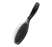 TOGEVAL Cepillo Antiestático para Pelucas Cerdas de Acero, Cepillo Desenredante para Pelucas Largas, Peine de Viaje Resistente para Cabello Rizado y Sintético, Herramienta Profesional