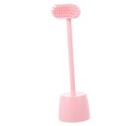 TOGEVAL Cepillo de Masaje Multifuncional para Mascotas Peine Quita Pelos para Gatos y Perros Accesorio para Rascar y Limpiar Pelo Juguete Creativo Rosa