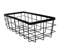 TOGEVAL Cesta Estructura Resistente Metálica Rectangular de Hierro y Montaje en Pared para Almacenamiento en Baño Adecuado para Organizar Productos de Ducha y Cosméticos