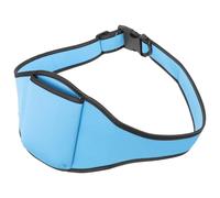 TOGEVAL Cinturón de Micrófono Ajustable para Fitness Bolsa de Almacenamiento para Micrófono Portátil en Color Azul Claro Riñonera Multifuncional para Instructores y Clases de Yoga
