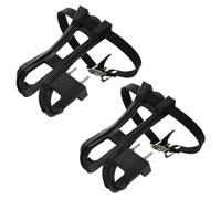 TOGEVAL Cinturones Antideslizantes para Pedales de Bicicleta, Correas Ajustables para Calapiés Clip, Accesorios para Pedales de Piñón Fijo, Banda Resistente y Flexible para Ciclismo