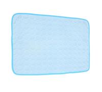 TOGEVAL Colchoneta Refrescante para Mascotas Tipo Nido l 70x55 Cm Azul De Tejido Transpirable Antifatiga Cojín Refrescante Portátil para Perros y Gatos Uso Interiores y Exteriores