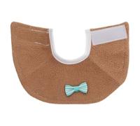 TOGEVAL Collar Antipicoteo para Loros Tamaño M Color Marrón Protector de Cuello para Aves Cono de Recuperación Antirascado y Antialimentación Adecuado para Curación y Cuidado de