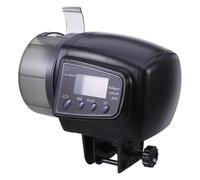 TOGEVAL Comedero Automático para Peces Temporizador Digital LCD, Dispensador Electrónico para Acuario Pequeño, Compatible Tanques de Agua Dulce y Marina, sin Pilas AAA Incluidas, Adecuado