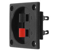 TOGEVAL Conector de Terminal para Caja de Altavoz Vías Placa con de Sujeción para Altavoces de Coche y Bafles Conexión Fácil y Sonido Claro Compatible con Cajas de Altavoces