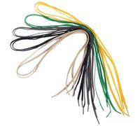 TOGEVAL Cordones Elásticos sin Atar para Zapatos y Botas, Cordones Planos de 6 Mm X 100 Cm, Multicolor (amarillo, Kaki, Verde, Gris Oscuro, Azul Oscuro), Accesorios para Color Aleatorio