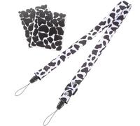 TOGEVAL Correa Bandolera para Cámara Instantánea Pegatinas de Diseño Vaca Material Resistente Set 1 Pieza Accesorios para Cámaras Instant Mini y Decoración Portátil