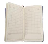 TOGEVAL Cuaderno de Presupuesto Portátil A6 Azul PU Libreta para Registrar Gastos y Planificador de Presupuesto Diario Libro de Contabilidad Práctica para Uso en Hogar y Oficina