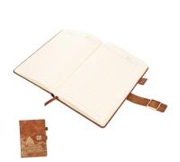 TOGEVAL Cuaderno Vintage con Hebilla Agenda Diaria Gruesa Portátil para Planificación de Notas para Registro de Horarios y Planes de Negocio Libreta Decorativa para Estudiantes y