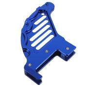 TOGEVAL Cubierta Protectora de Disco de Freno de Aleación de Aluminio para Motocicleta Azul, Protector Resistente y Compatible para Freno Trasero, Montaje Rápido para Protección