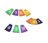 TOGEVAL Cubiertas Protectoras para Conos Resistentes y Coloridas para Entrenamiento de Fútbol y Baloncesto de Fundas Duraderas para Señalización Deportiva