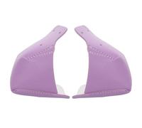 TOGEVAL Cubrepuntas para 1 Par de Cuero Morado Protector Delantero Portátil Compatible para Patines Funda Resistente para Uso Pista de Patinaje
