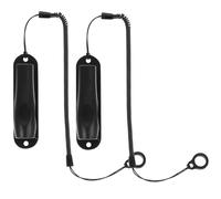 TOGEVAL Cuerda Antipérdida para Lápiz Táctil con Resorte de 23 CM Anillo de Silicona de 8 MM Soporte para Bolígrafo 2 Unidades Correa para Colgar Bolígrafos Oficina y Mostrador