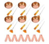 TOGEVAL Cuidado Facial para Mujer con Rosa Dorado Incluye Cuenco Mezclador Diadema Cómoda y Herramientas para Spa y Uso Doméstico para Esteticistas y Rutinas de Piel