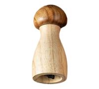 TOGEVAL de Pimienta y Sal Manual de Madera Forma de Triturador Recargable para Especias y Sal Diseño para Cocina