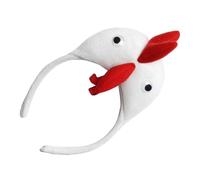 TOGEVAL Diadema De Dibujos Animados Gallina 1 Unidad Tamaño Único Tela Blanca Para Niñas Fiesta De Disfraces Carnaval y Festivales
