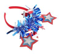 TOGEVAL Diadema De Estrella Día Independencia Diadema Patriótica Para Fiesta Accesorio Cabello De Niña Color Para Julio