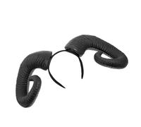 TOGEVAL Diadema de Halloween con Cuernos de Negros Accesorio Divertido para Fiesta y Maquillaje para Festival de Fantasmas y Disfraces