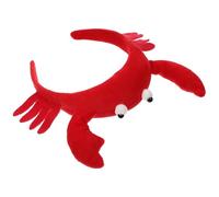 TOGEVAL Diadema Infantil de Dibujos Animados Diseño de Cangrejo Accesorio de Fiesta Divertido y Adorable Tocado de Animales de Tela Suave para Fotos y Disfraces