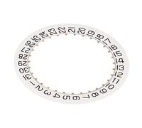 TOGEVAL Dial De Calendario Reloj De Metal para Reemplazo De Reloj Mecánico Diseño Simple para Reparaciones