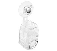 TOGEVAL Dispensador Automático De Pasta De Dientes Ventosa Transparente Para Montaje Pared Squeezer De Tubo De Pasta Para Baño y Lavabo Soporte Práctico y Elegante Para Cepillos De