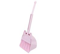 TOGEVAL Escoba y Recogedor Infantil Color Rosa Herramientas de Limpieza y Creativas para Simulación y Actividades Guardería Diseño y Práctico para Uso Interiores y Exteriores