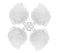 TOGEVAL Esponjas de Baño Esponja Vegetal Exfoliante Corporal 4 Piezas Gran Tamaño Espuma Abundante para Ducha Cuidado Personal Accesorios Baño para Mujeres y Hombres