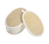 TOGEVAL Esponjas de Lufa Natural 8 Unidades Banda Elástica Paños Multiusos para Limpieza de Cocina y Baño Absorbentes y Suaves para Lavar Platos y Superficies Delicadas