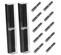 TOGEVAL Estuche para Bolígrafos Translúcido Pequeño Caja Organizadora De Artículos De Papelería De Plástico 12 Unidades Expositor Práctico para Estudiantes y Profesionales