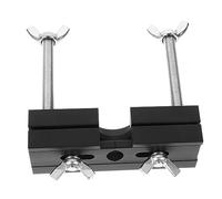 TOGEVAL Extractor De Boquillas Pequeño Para Trompeta y Trombón, Herramienta Ajustable De Aluminio Negro Para Desmontar Instrumentos De Viento Metal, Accesorio Práctico Para Músicos De Banda y Orquesta