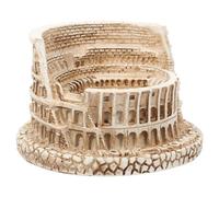 TOGEVAL Figura de Modelado del Coliseo Romano en Resina, Estatua Decorativa para Peceras y Escritorio, Adorno Antiguo para Hogar y Oficina, Souvenir Artesanal de Arquitectura Romana, 1