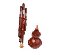 TOGEVAL Flauta de Cucurbitáceas Hulusi Profesional en Clave C, Instrumento Musical Étnico Tradicional de Gelamina para Principiantes, Niños y Adultos, Flauta de Viento China para Práctica