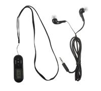 TOGEVAL FM Portátil Mini con Pantalla LCD Digital Dsp Diseño de Bolsillo con Función de Automático y Búsqueda Manual Sonido y Estable sin Batería Incluida