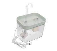 TOGEVAL Fuente De Agua Automática para Mascotas Bebedero Inteligente Circulación Gran Capacidad y Material Resistente para Gatos y Perros Diseño Compacto