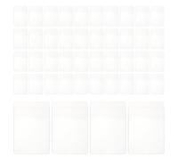 TOGEVAL Fundas de Plástico Transparente para Boutonniere de Bolsillo 124x84mm 24 Unidades, Mangas de Flores Pvc para Novios y Padrinos, Suministros para Ramilletes en Bodas y Eventos