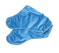 TOGEVAL Fundas Protectoras para Patines de Hielo Elásticas de Poliéster para Botas de Patinaje Artístico y Hockey Cubrebotas Resistentes para Proteger y Prolongar Útil de Azul Talla XL