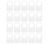 TOGEVAL Ganchos Adhesivos Transparentes Autoadhesivos Agujeros Redondos 500 Piezas de Plástico para Colgar Etiquetas en Tableros Perforados Gancho de Exhibición para Tienda Oficina y