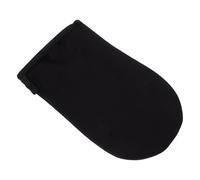 TOGEVAL Guante Aplicador para Loción Corporal Autobronceadora Negro Franela y Esponja para Aplicación Uniforme y Prevención de Irritación en Cuerpo