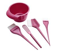 TOGEVAL Herramientas para Teñir Cabello con Cuenco Mezclador Pincel Aplicador y Agitador Kit Completo para Coloración Capilar DIY para Profesionales y Principiantes