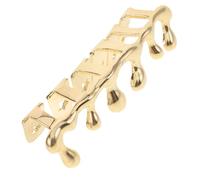 TOGEVAL Hip Hop Drip Teeth Accessories Teardrop Bottom Grill Cap Durable Teeth Caps For Mouth Costume Party