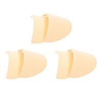 TOGEVAL Hombreras Antideslizantes de Poliéster, 3 Pares Pequeñas Color Piel, Cojines para Hombros Transpirables y Portátiles, Accesorios para Trajes, Suéteres y Camisas, Uso Femenino