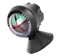 TOGEVAL Indicador De Nivel De Coche e Inclinómetro Digital, Medidor De Pendiente Compacto, Herramienta Resistente Para Ciclismo, Navegación y Actividades Al Aire Libre
