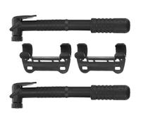 TOGEVAL Inflador Manual para Neumáticos de Bicicleta 2 Unidades Negro con Soporte Resistente Minibomba Portátil de Aire para Bicicleta de Montaña y Carretera Inflador Compacto y Ligero