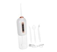 TOGEVAL Irrigador Dental Portátil Eléctrico Recargable USB Water Flosser para Dientes con Tanque Ajustables Resistente al Agua para Cuidado Bucal Diario y Viaje