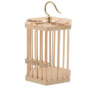 TOGEVAL Jaula Hexagonal de Bambú para Insectos Pequeños Diámetro 75 CM X 95 CM de Altura Visor Ventilado para Criadero y Observación de Grillos y Hábitat Portátil para Mascotas