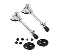 TOGEVAL Juego De 2 Patas De De Acero Inoxidable Para Bombo, Soporte Inferior Estable Para Partes De Instrumentos De Percusión, Accesorios De Repuesto Para Batería